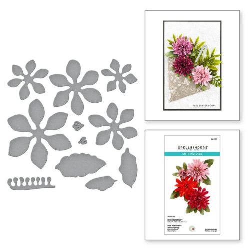 Spellbinders stanssi – POM POM DAHLIA AND LADYBUGS - Image 4