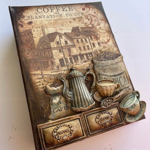 Stamperia – Coffee and Chocolate Clocks Soft Mould muotti A4 - Image 3