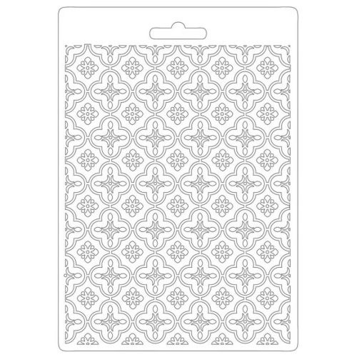 Stamperia – Lady Vagabond Lifestyle Metal Texture Soft Mould A5