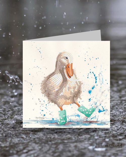 Timanttimaalauskortti Bree Merryn - Diamond Art Card Kit Deirdre - DUCK 18x18cm - Bild 2