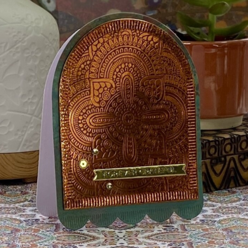 Craft Consortium Mirror Card Copper – Peilikartonki A4 240g (10 kpl) - Image 3
