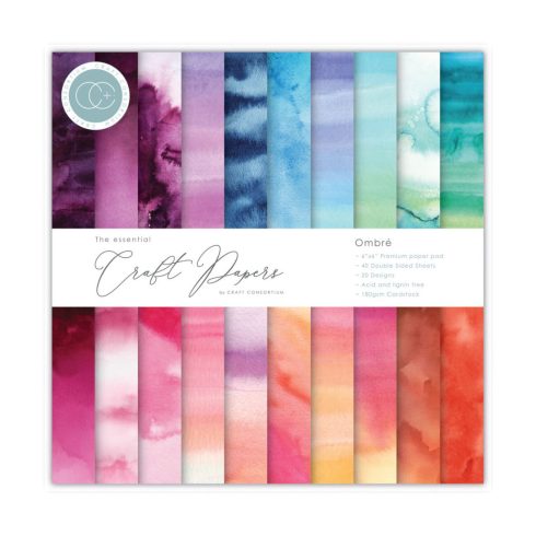 Craft Consortium – Ombré paperilehtiö 15,2 x 15,2 cm