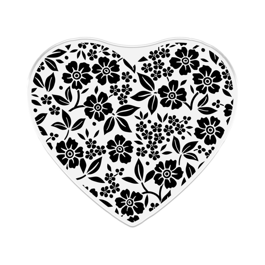 Crafter's Companion Floral Elegance leimasin – Elegant Floral Heart