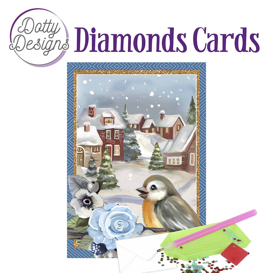 Timanttimaalaus Diamond Painting Card