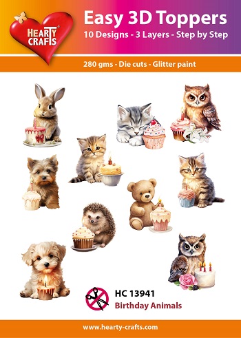 Easy 3D Toppers Hearty Crafts