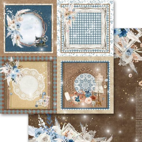 Memory Place – Stitched Together paperilajitelma 15 x 15 cm 4