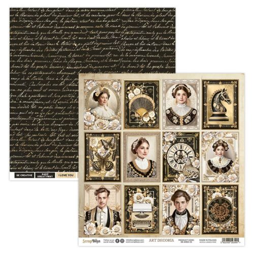 ScrapBoys – Art Decoria paperilehtiö 15 x 15 cm - Image 2