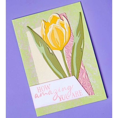 Sizzix Thinlits stanssi – LAYERED SPRING FLOWERS - Image 3