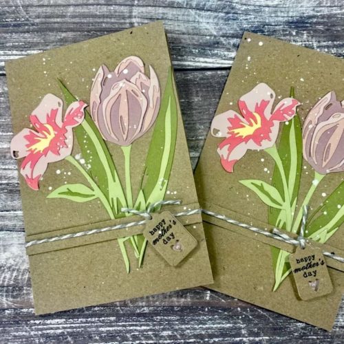 Sizzix Thinlits stanssi – LAYERED SPRING FLOWERS - Image 2