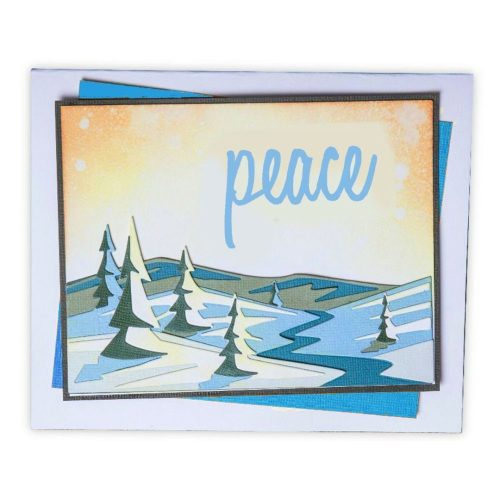 Sizzix Tim Holtz Thinlits Colorize stanssi – SNOWSCAPE - Image 2