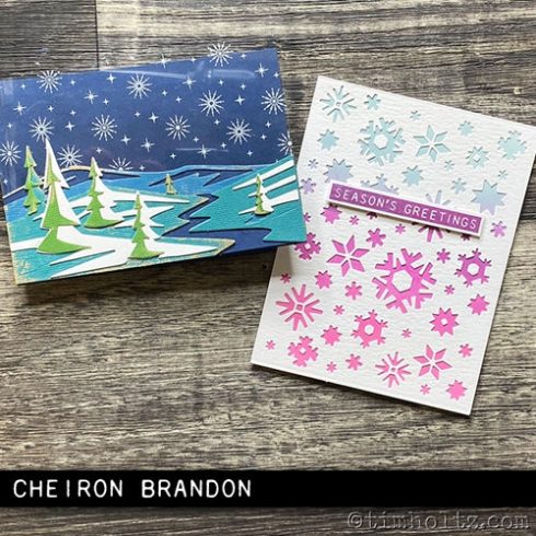 Sizzix Tim Holtz Thinlits Colorize stanssi – SNOWSCAPE 1