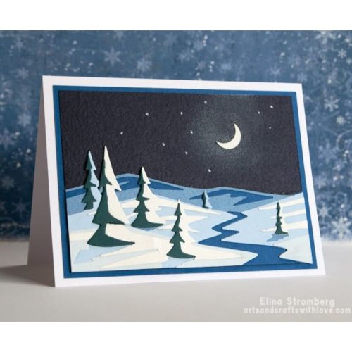 Sizzix Tim Holtz Thinlits Colorize stanssi – SNOWSCAPE - Image 3