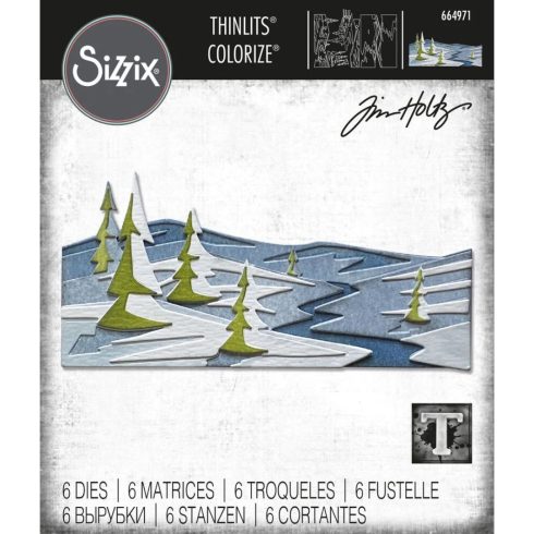 Sizzix Tim Holtz Thinlits Colorize stanssi – SNOWSCAPE