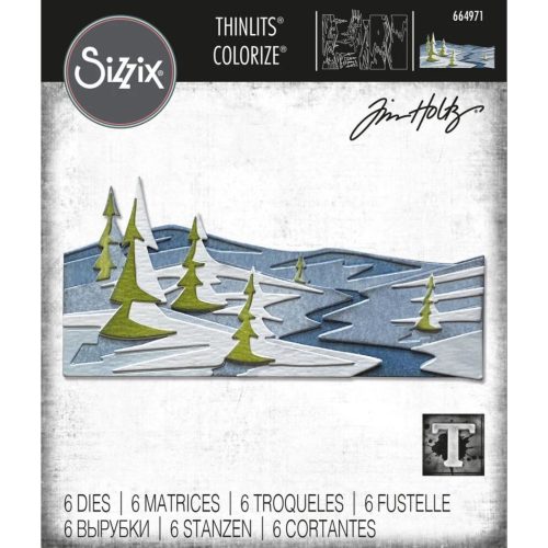 Sizzix Tim Holtz Thinlits Colorize stanssi – SNOWSCAPE