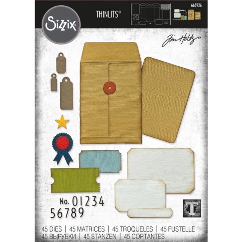 Sizzix Tim Holtz Thinlits stanssi – COLLECTOR