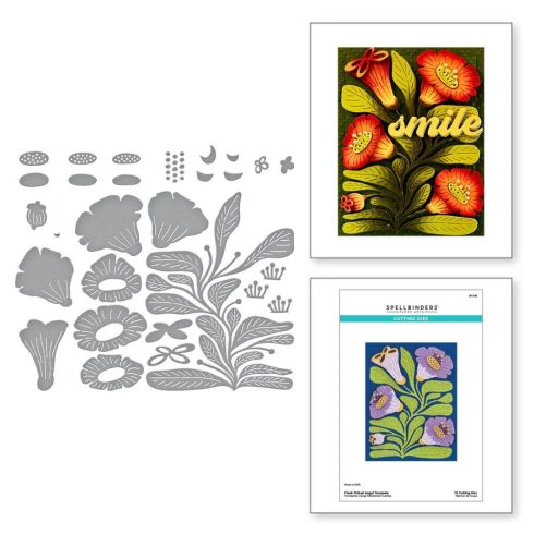Spellbinders stanssi – FRESH PICKET ANGEL TRUMPETS 2