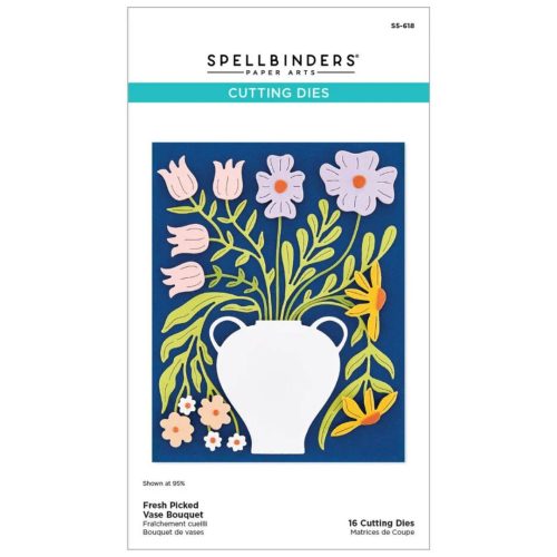 Spellbinders stanssi – FRESH PICKET VASE BOUQUET