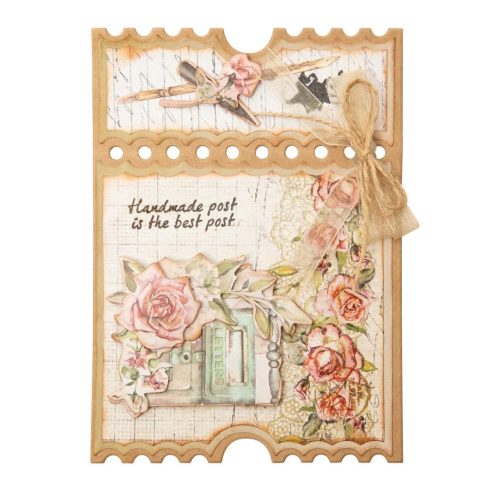 Studio Light Paper Pad – Vintage Diaries Background paperilehtio 20 x 20 cm 3