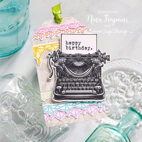 Tim Holtz Stampers Anonymous – Crochet Trims leimasinsetti 2