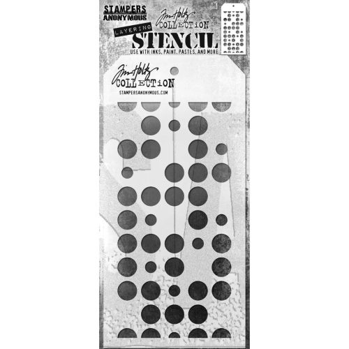 Tim Holtz Stampers Anonymous – Spots sapluuna