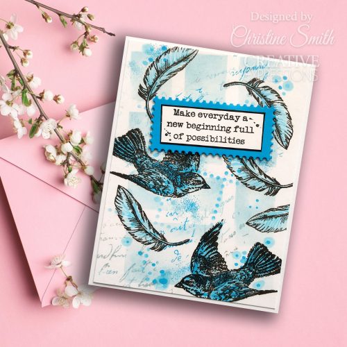 Woodware Clear Stamps – Flying Birds leimasinsetti - Image 2