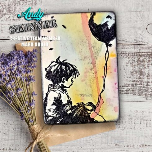 Andy Skinner Rubber Stamp – Nowhere To Go But Up leimasinsetti4