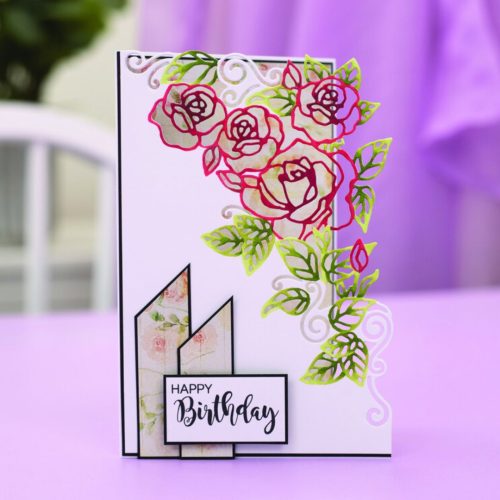 Crafter's Companion Edgeables stanssi – FAIRY-TALE ROSE - Image 2