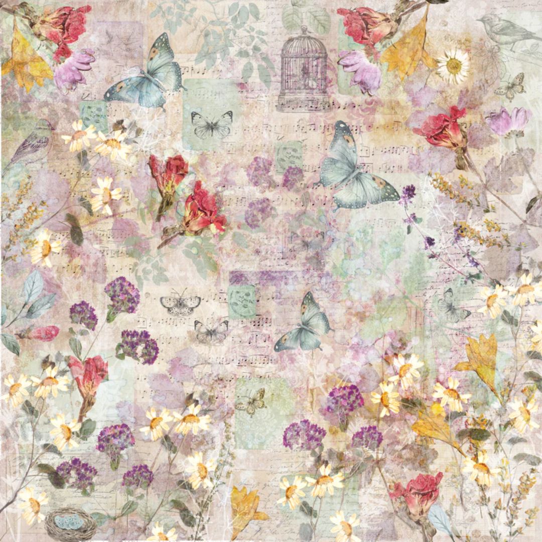 Crafter's Companion – Floral Scrapbook paperilehtiö 30 x 30 cm - Image 4
