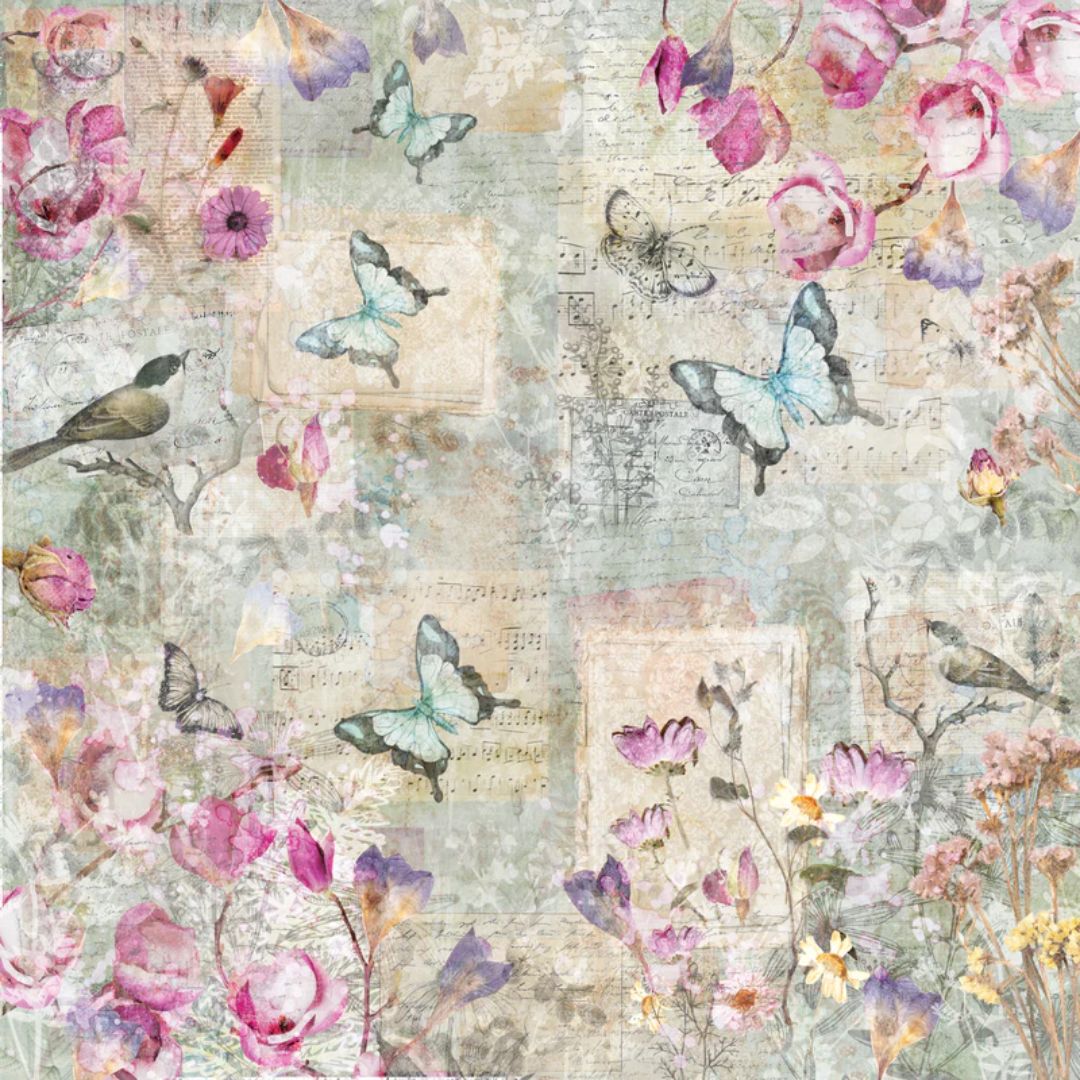 Crafter's Companion – Floral Scrapbook paperilehtiö 30 x 30 cm - Image 5