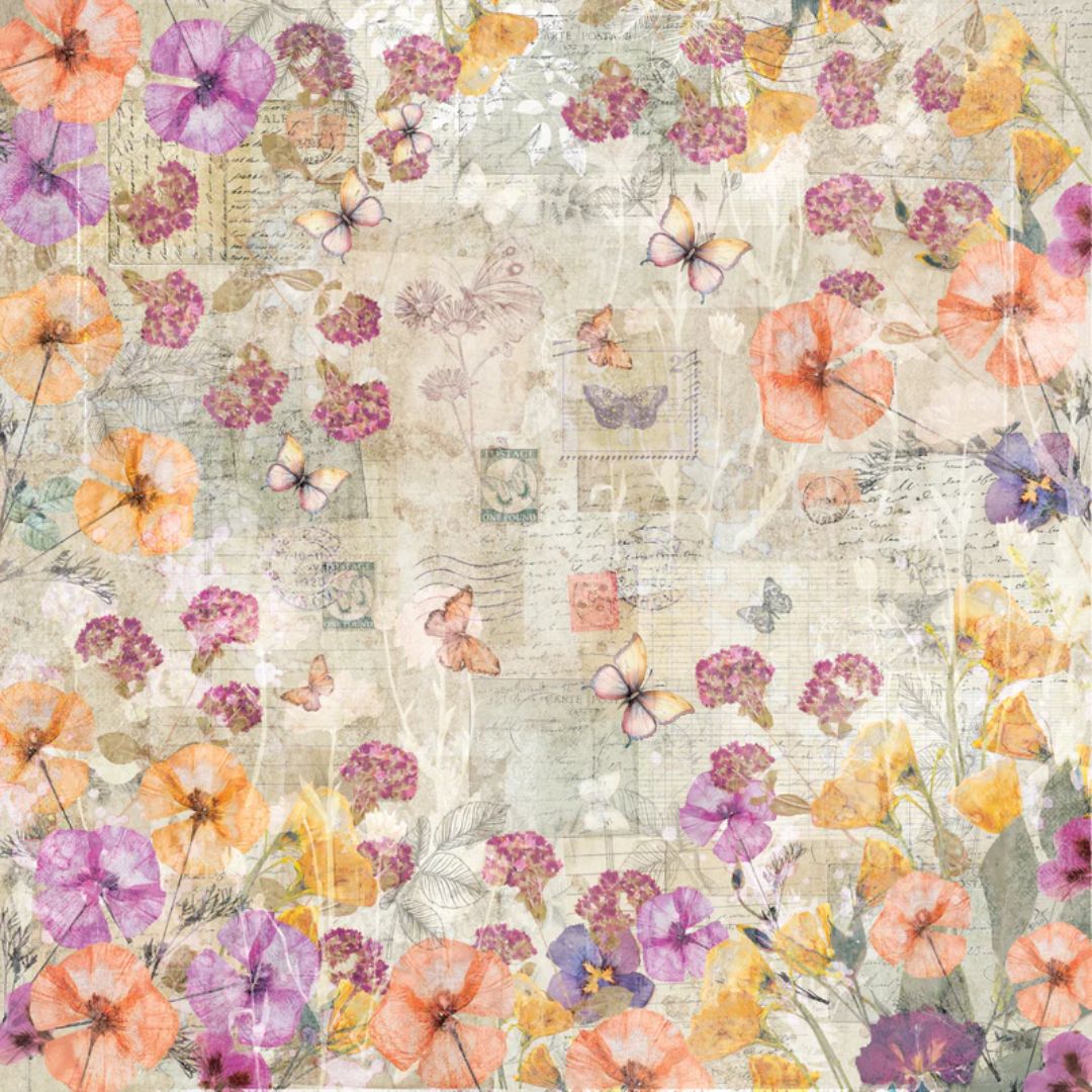 Crafter's Companion – Floral Scrapbook paperilehtiö 30 x 30 cm - Image 7