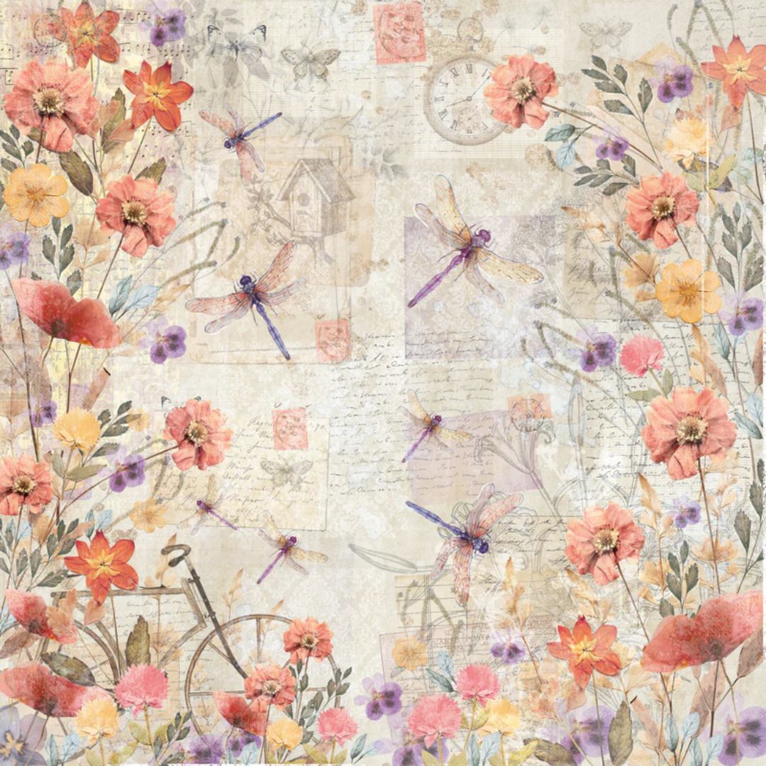 Crafter's Companion – Floral Scrapbook paperilehtiö 30 x 30 cm - Image 9