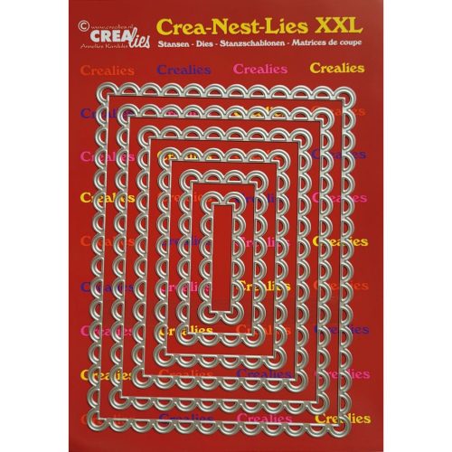 Crealies On the Move stanssi – BIG OPEN SCALLOPED RETANGELS