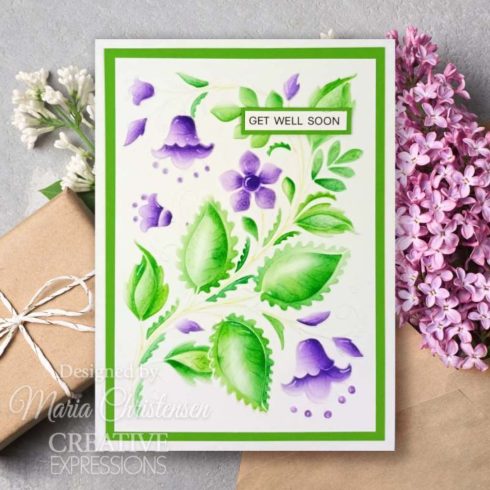 Creative Expressions 3D kohokuviointikansio – FOLK ART BLOOMS 3
