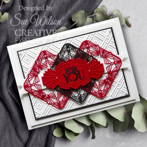 Creative Expressions 3D kohokuviointikansio – INTERLOCKING SQUARES 3