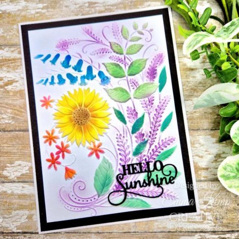 Creative Expressions 3D kohokuviointikansio – SUNSHINE SERENADE 2