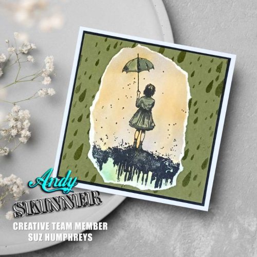 Andy Skinner Rubber Stamp – I'll Be Your Umbrella leimasinsetti - Image 3