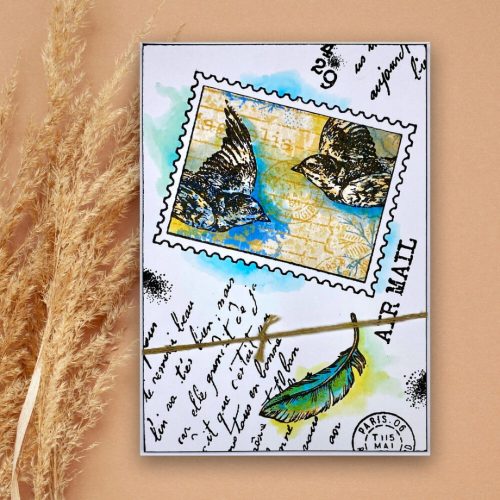 Woodware Clear Stamp – Empty Postage Stamp leimasinsetti - Bild 2