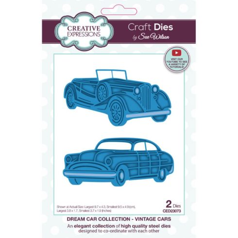 Creative Expressions stanssi – VINTAGE CARS
