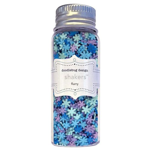 Doodlebug shaker elements – FLURRY SNOWFLAKES MIX