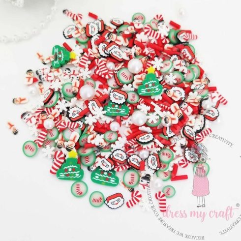 Dress My Craft shaker elements – SNOWY CHRISTMAS