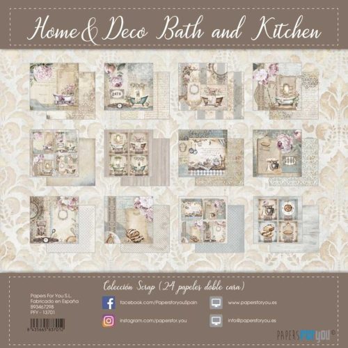 Papers For You – Bath and Kitchen Collection paperilajitelma 15 x 15 cm - Image 13