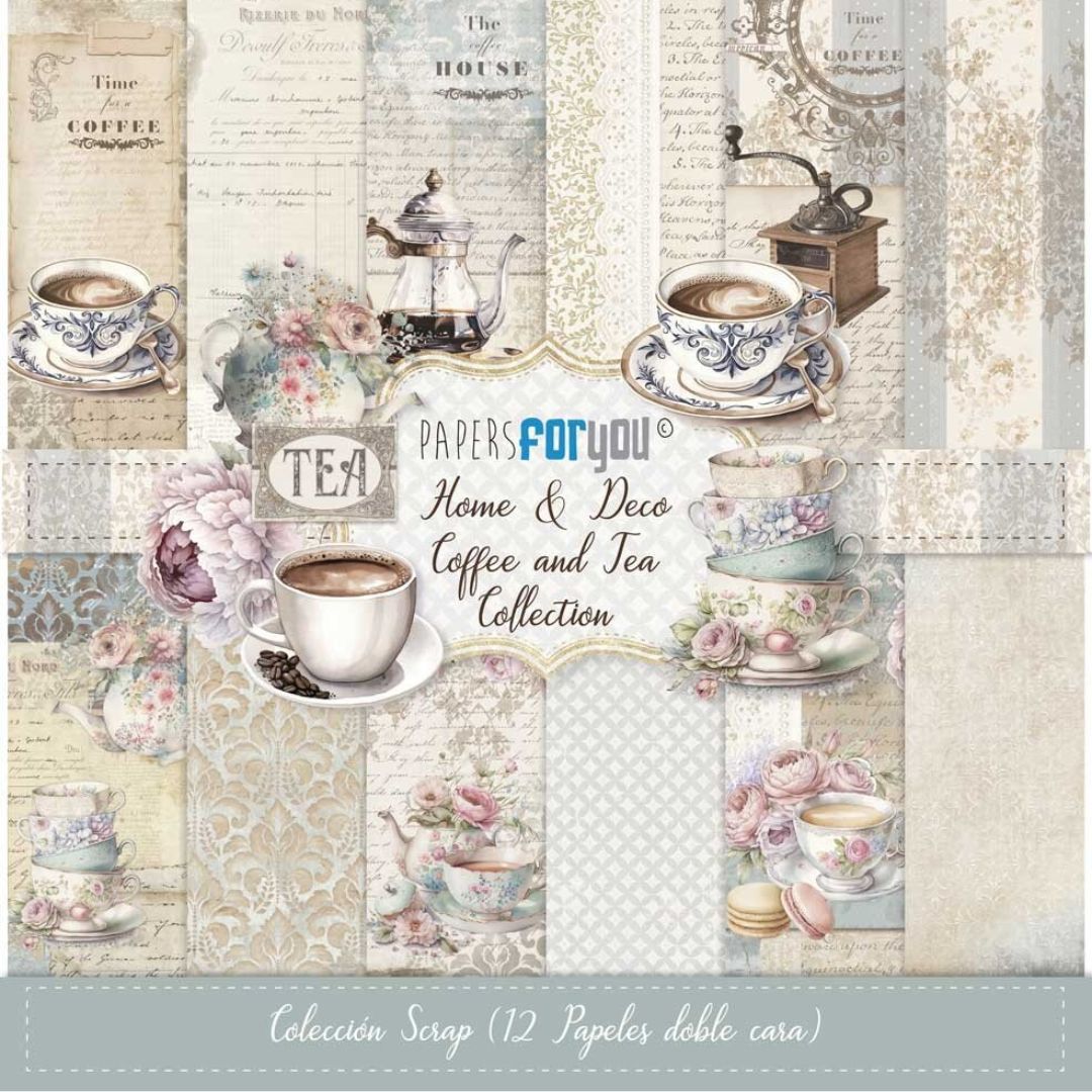Papers For You – Coffee and Tea Collection paperilajitelma 30 x 30 cm