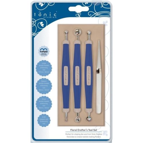 Tonic Floral Crafter's Embossing Tool Set – Pallopäätyökalu setti - Bild 2