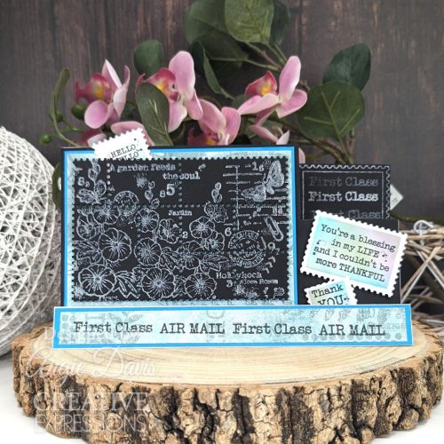 Woodware Clear Stamp – Hollyhocks leimasin - Image 4