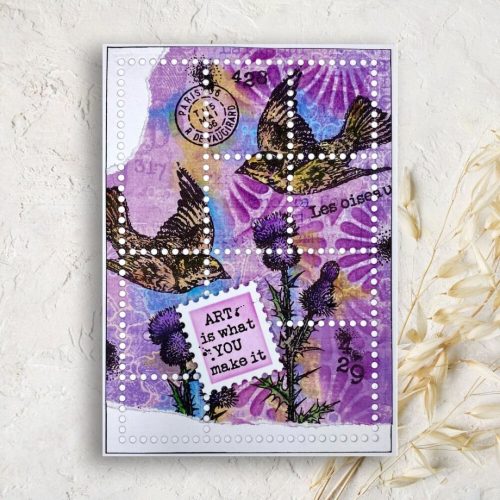 Woodware Clear Stamps – Flying Birds leimasinsetti - Image 4