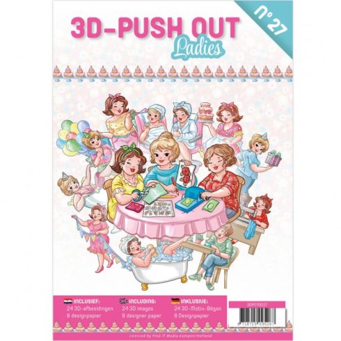 Yvonne Creations 3D-kirja – Book 27 Ladies (A4)