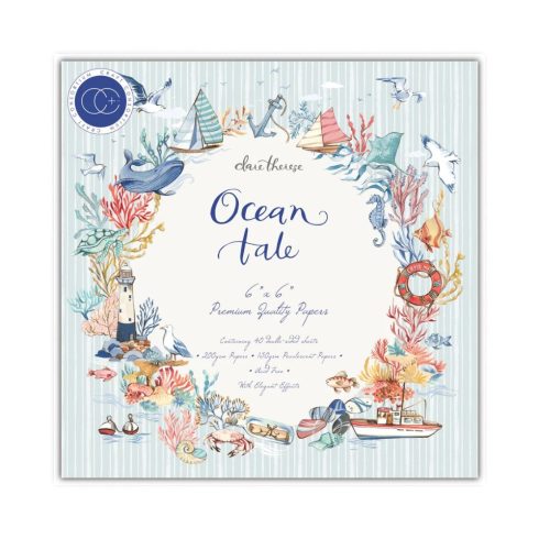 Craft Consortium – Ocean Tale paperilehtiö 15 x 15 cm