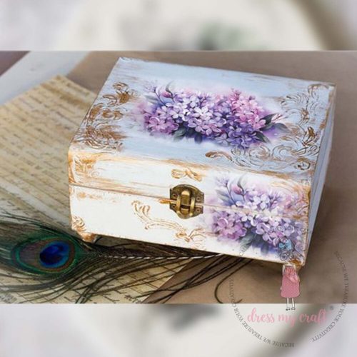 Dress My Craft Transfer Me – ROYAL HYDRANGEA vesisiirtokuva A6 - Image 2