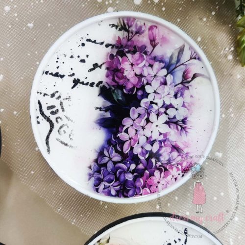Dress My Craft Transfer Me – ROYAL HYDRANGEA vesisiirtokuva A6 - Image 3