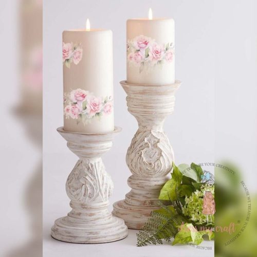 Dress My Craft Transfer Me – BLUSH ROSES vesisiirtokuva A6 - Image 3